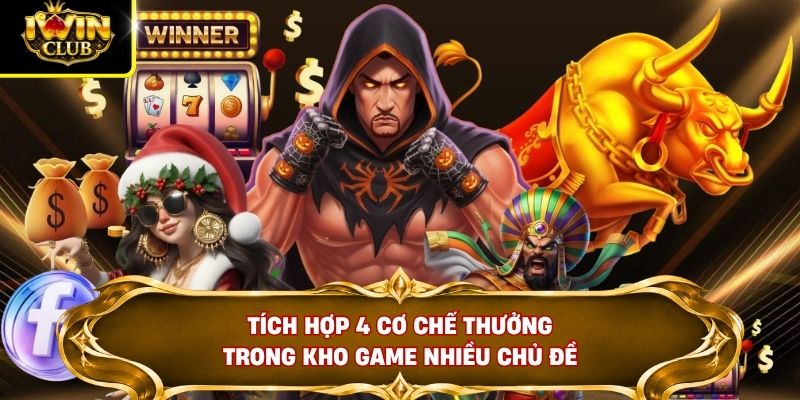 Sảnh Nổ Hũ Jdb Điện Tử - Bí Ẩn Sau Jackpot 2026 Tại IWINCLUB 3 Tích hợp 4 cơ chế thưởng trong kho game nhiều chủ đề